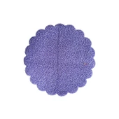 Karlı Organze Hazır Kesilmiş Tül 24 Cm (100 Adet)  Lila - 1