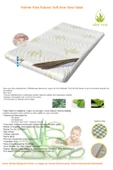 HOLMER Coolstyle (Anne Yanı -Deluxe Kumaş) Cibinlikli Dönenceli Oyun Parkı 70x110cm Bej + Aloevera Yatak - 3