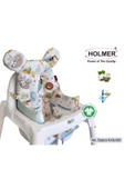 HOLMER Leke Tutmaz Organik Mama Sandalyesi Minderi & Kılıfı ml Yeşil - 1