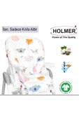 HOLMER Leke Tutmaz Organik Mama Sandalyesi Minderi & Kılıfı Max-t Pembe - 1