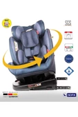 HOLMER (KILIF HEDİYELİ) Kids Maxi Protect Aero 3d ( 360° Dönebilir) 0-36kg Isofix Oto Koltuğu - 3