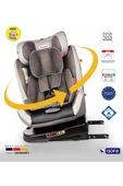 HOLMER (KILIF HEDİYELİ) Kids Maxi Protect Aero 3d ( 360° Dönebilir) 0-36kg Isofix Oto Koltuğu - 3