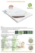 HOLMER Kids Natural Soft 70x110cm Bambu Park Yatak Oyun Parkı Yatağı - 2
