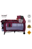 Holmer Kids Eurostyle Oyun Parkı Park Yatak 60x120cm Mürdüm - 2