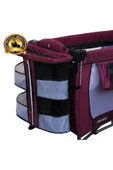 HOLMER Kids Maxi Comfort Coolstyle Anne Yanı Oyun Parkı/beşik 70x110cm Mürdüm - 6