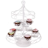 Metal Cupcake Standı Atlıkarınca - 12&apos;Li Kek Standı - 1