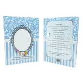 Desenli Yasin Kitap Ortası Boş  64 Sayfa 12X17 CM (10 Adet)  Mavi - 1