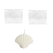 Poli Karbon Sert Plastik Shell Mum Kalıbı Küçük Boy 9,3X7,1 CM - 1