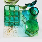 Epoksi Silikon  Kalıp Düz Tepsi Kalıbı 25 X 25 CM thumbnail 5