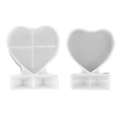 Epoksi Silikon Kalıp Resimlik Ayaklı Kalp Modeli thumbnail 1
