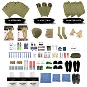 KARCAMP 18'li Vip Kışlık Askeri Tıraş Malzemesi ile İç Çamaşır ve Temizlik Seti - 1