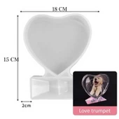 Epoksi Silikon Kalıp Resimlik Ayaklı Kalp Modeli thumbnail 2