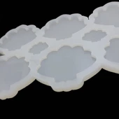 Epoksi Silikon Kalıp İstiridye Deniz Kabuğu Bardak Altı Ve Magnet Kalıbı 6.5 CM 10 Lu - 4