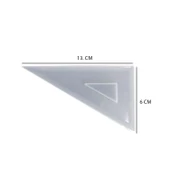 Epoksi Silikon Kalıp Gönye Cetvel Kalıbı 13 CM thumbnail 3