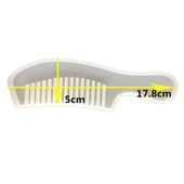 Epoksi Silikon Kalıp DÜZ  Tarak Kalıbı 17.8 CM thumbnail 3