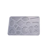 Epoksi Silikon Kalıp 15 li Küpe Kolye Ve Takı Ucları - 1