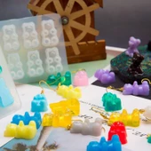 Çoklu Kolye Ve Reçina Epoksi Kalıbı 50 Li Haribo Ayıcık Minik Boy thumbnail 3