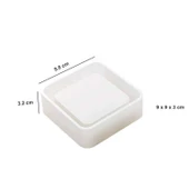 Epoksi Silikon Kalıp Küllük Kalıbı Kare 9.8X3.2 CM - 2