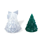 Epoksi Silikon Kalıp Yılbaşı Ağacı Kristal Kalıp 6 CM  X 5 CM thumbnail 1