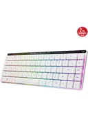 ASUS ROG Falchion RX Low Profile Red Switch RGB Kablosuz Türkçe Mekanik Beyaz Gaming Klavye - 2