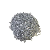 Dekoratif  Kırma Kırık Cam SEDEFLİ Renk Cam Kırığı (1 KG)  Gümüş - 1