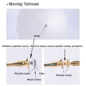 Epoksi 3 Katlı Meyve Ve Cupcake Stant Bağlantı Aparatı Stant Tutucu Yuvarlak Halkalı   Gümüş thumbnail 2