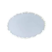 Epoksi Silikon Kalıp Oval Dalgalı Tepsi  (Supla) Kalıbnı  YERLİ 25x33.5 CM thumbnail 1