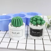 Epoksi Silikon Sekizgen Saksı ve Mumluk Kalıbı - 4
