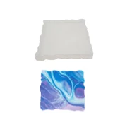 Epoksi Silikon Kalıp Magnet Geode Kare  10 CM - 1