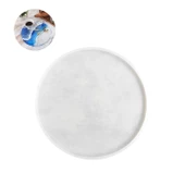 Epoksi Silikon Kalıp  YERLİ ÜRETİM Yuvarlak Tepsi Kalıbı Düz 26.5 CM thumbnail 1