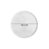 Epoksi Silikon Kalıp  YERLİ ÜRETİM Yuvarlak Tepsi Kalıbı Düz 26.5 CM thumbnail 2