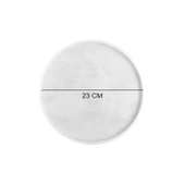 Epoksi Silikon Kalıp  YERLİ ÜRETİM Yuvarlak Tepsi Kalıbı Düz 23 CM - 5