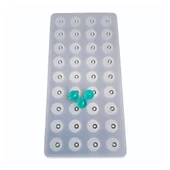 Epoksi Silikon Tesbih Kalıbı 36 Lı 10 MM Boncuk Silikon Kalıp - 4
