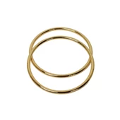 Metal Halka Çanta Halkası 6 CM (25 Adet)  Gold - 2