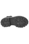 Mergenshoes 3088 Siyah Fermuarlı Bağcıklı Kadın Bot Ayakkabı - 4