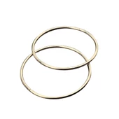 Metal Halka Çanta Halkası 7 CM (25 Adet)  Gold - 1