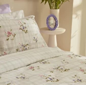 Karaca Home Minella Lila %100 Pamuk Soft Touch Çift Kişilik Nevresim Takımı - 2