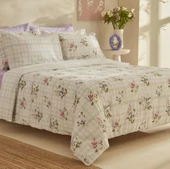 Karaca Home Minella Lila %100 Pamuk Soft Touch Çift Kişilik Nevresim Takımı - 1