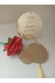 3 Lü Sayı Sekansli Yaşam Çiçeği Seti Altın - 3