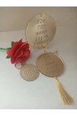3 Lü Sayı Sekansli Yaşam Çiçeği Seti Altın - 1