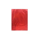 Hediye Paketi İçin Metalize Yapışkanlı Poşet 35X50 CM (100 Adet)  Kırmızı - 1