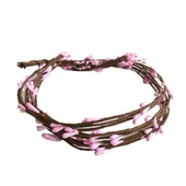 Çiçek Cipso (Taç Yapmak İçin) 65 Cm (50 Adet)  Pembe - 1