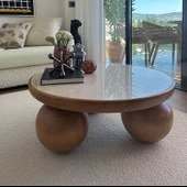 Mioni  Taşlı  Ball  Orta Sehpa thumbnail 1