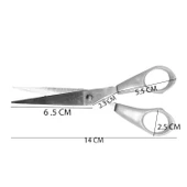 Sade Süslenmemiş Makas Plastik Saplı 14 CM - 2