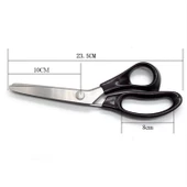 Zikzaklı Kesim Makası Desenli Tırtıklı Oya Ve Terzi Makası 23 CM - 3