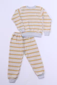 ERKEK ÇOCUK PİJAMA TAKIMI ÇİZGİLİ RİBANALI A35 - 5