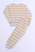 ERKEK ÇOCUK PİJAMA TAKIMI ÇİZGİLİ RİBANALI A35 - 6