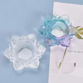 Epoksi Silikon Kalıp Lotus Çiçeği Kalıbı - 4