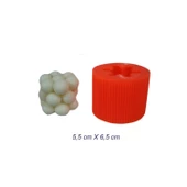 Silikon Mum Kalıbı Bubble Model 5.5X6.5 CM - 2