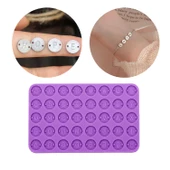 Silikon Epoksi Bileklik Kolye Tespih Harf Pulu Kalıbı - 1